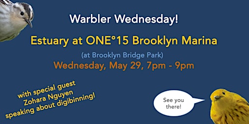 Warbler Wednesday at Estuary in BBP w/special guest Zohara Nguyen! primary image
