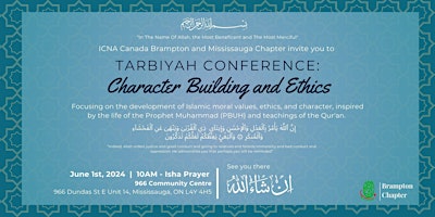 Imagen principal de Tarbiyah Conference: Character Building  and Ethics