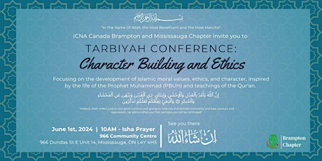 Tarbiyah Conference: Character Building  and Ethics