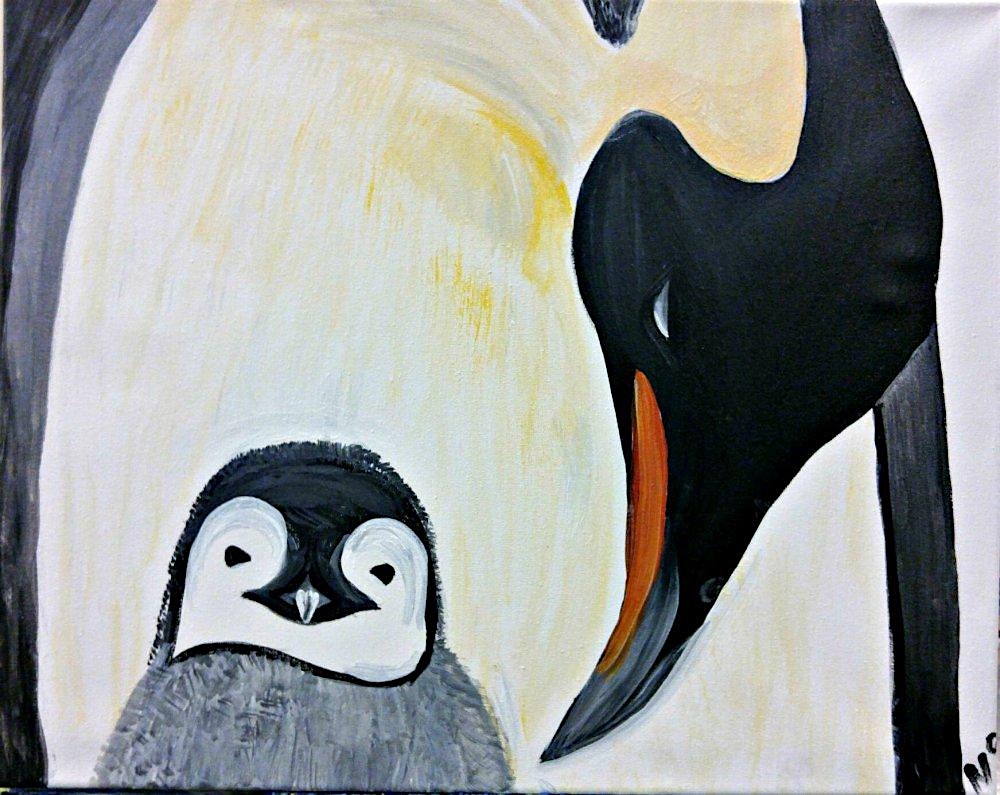 Kid's Camp  Penguin Mama and Baby Mon July 15th 10am-Noon $35