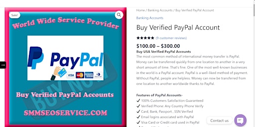 Primaire afbeelding van Top 3 Best Site To Buy Verified PayPal Accounts