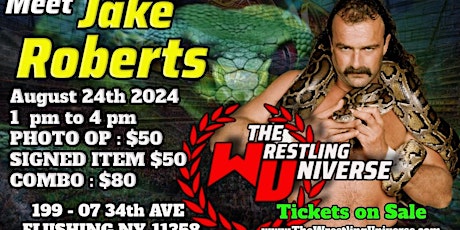 Jake “The Snake” Roberts & “Mr. USA” Tony Atlas at Wrestling Universe