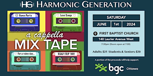 Imagen principal de Harmonic Generation presents "a cappella MIX TAPE"