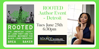 Hauptbild für Rooted Author Event