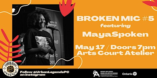 Imagem principal do evento ULPC Broken Mic #5 ft. MayaSpoken