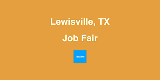 Job Fair - Lewisville primary image