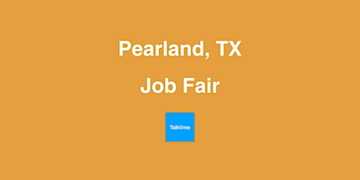 Job Fair - Pearland primary image