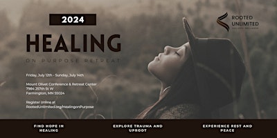 Imagem principal do evento 2024 Healing on Purpose Retreat