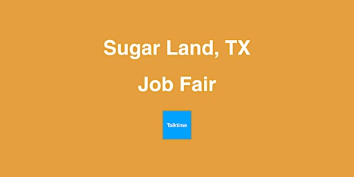 Primaire afbeelding van Job Fair - Sugar Land