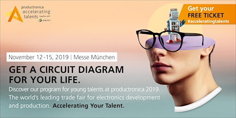 Hauptbild für Accelerating Talents - productronica from 12. - 15.11.2019