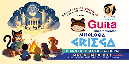 Imagem principal do evento FOGATADA de CUENTOS con Guita | MITOLOGÍA GRIEGA