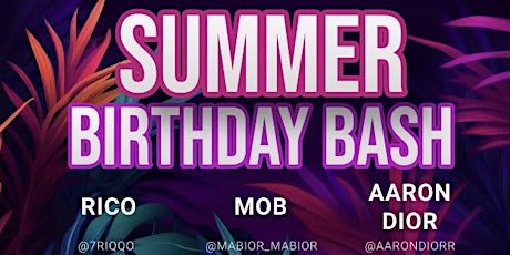 Summer Birthday Bash | MAY 18TH