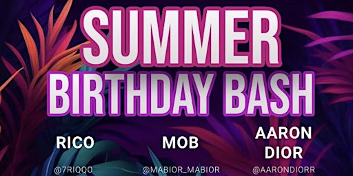 Hauptbild für Summer Birthday Bash | MAY 18TH