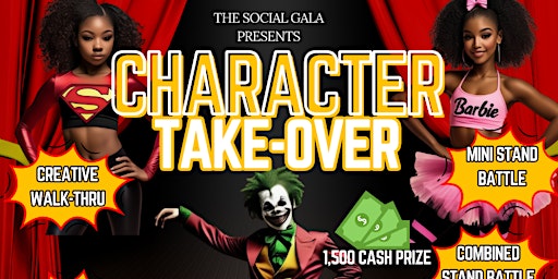 Imagem principal do evento Character Take-over dance competition