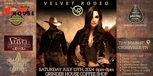 Imagem principal do evento Velvet Rodeo LIVE 'In the House'