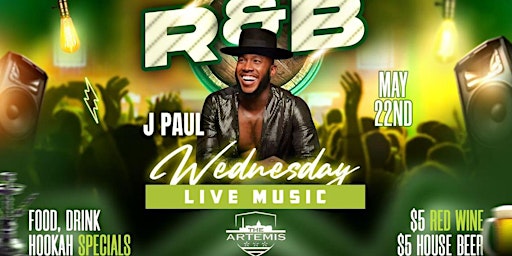 Hauptbild für R&B Wednesdays- Live Band - FREE - Featuring J Paul