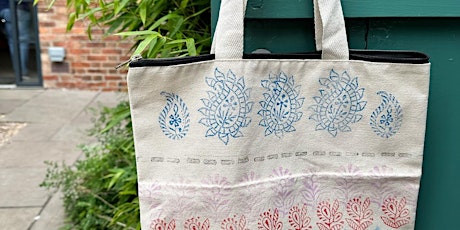 Sherwood Art Week - Indian Block Printing Tote Bag