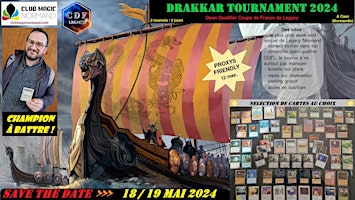 Imagem principal de Drakkar Tournament 2024 - Week-end Legacy - cartes Magic MTG
