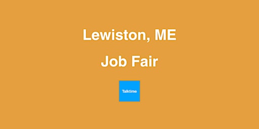 Job Fair - Lewiston primary image