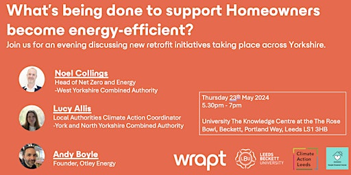 Imagem principal do evento Whats being done to support homeowners become energy efficient?