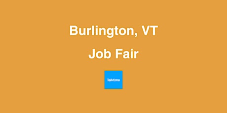 Job Fair - Burlington