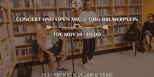 Concert and Open Mic at OBA Bijlmerplein  primärbild