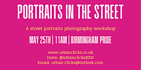 PORTRAITS IN THE STREET - Photography Workshop