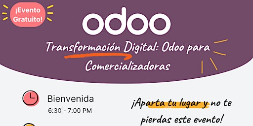 Hauptbild für Transformación Digital: Odoo Para Comercializadoras