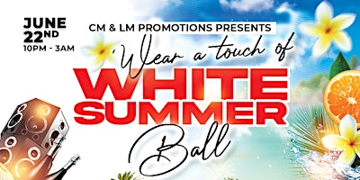 Image principale de Wear a touch of white summer ball