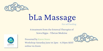 bLa Massage for Self Healing primary image