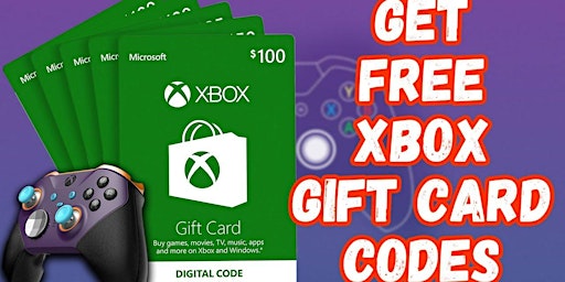 Free Xbox Gift Card Codes 2024  Up to $100  Free Xbox Codes in 5 minutes! primary image