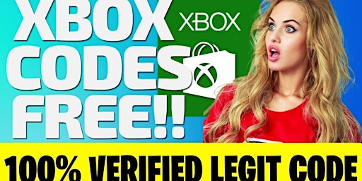 WORKING# Free Xbox Gift Card Codes ✧ Free Xbox Gift Cards Generator 2024 primary image