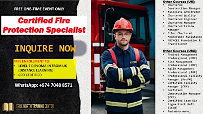 Certified Fire Protection Specialist (CFPS) Exam Preparation Course