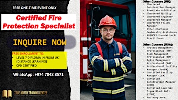 Imagem principal do evento Certified Fire Protection Specialist (CFPS) Exam Preparation Course