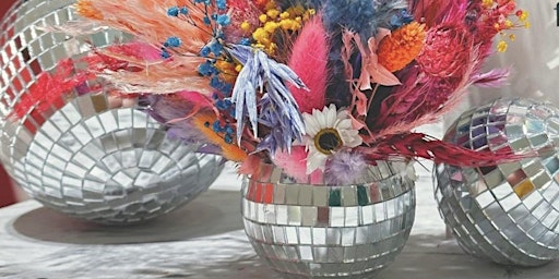 Floral disco ball workshop