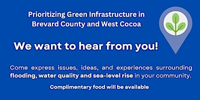 Community Solutions Workshop #3:  Addressing Flooding in West Cocoa primary image