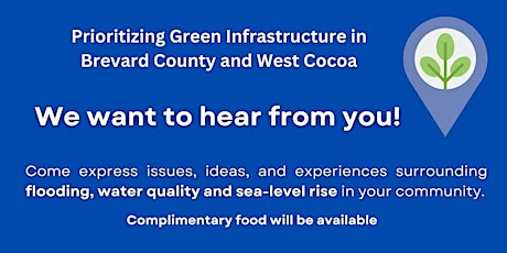 Community Solutions Workshop #3:  Addressing Flooding in West Cocoa