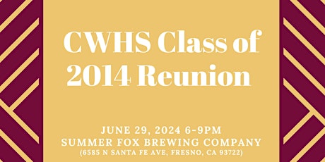CWHS Class of 2014 Reunion