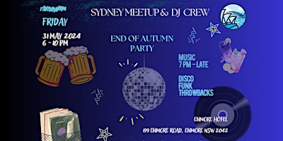 FREE Sydney Meetup: Drinks & DJs at Enmore Hotel (Front Section Main Bar) primary image