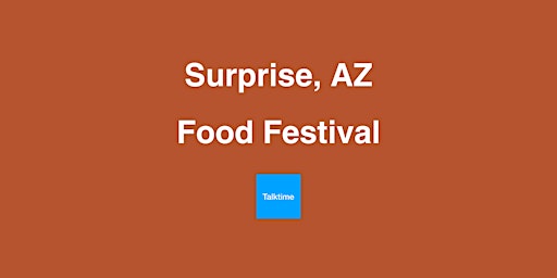 Imagem principal do evento Food Festival - Surprise