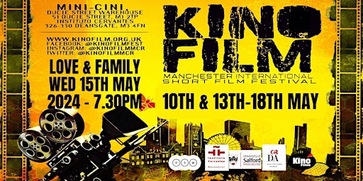 Imagem principal do evento Kinofilm 19th Edition: Love & Family Themes Programme (Cert15)