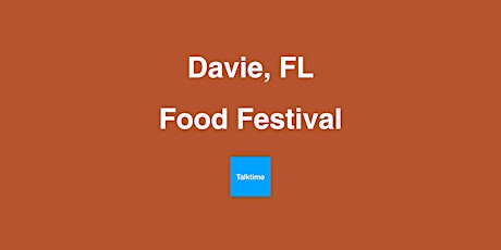 Food Festival - Davie