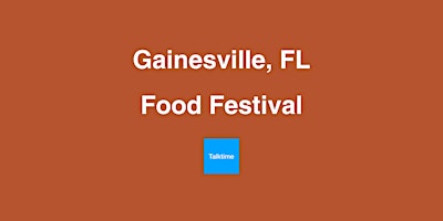 Imagem principal do evento Food Festival - Gainesville