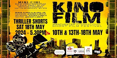 Imagem principal do evento Kinofilm 19th Edition: THRILLER Programme  (Cert 15)
