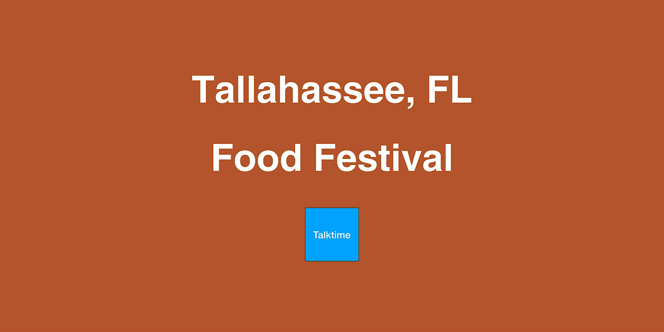 Food Festival - Tallahassee