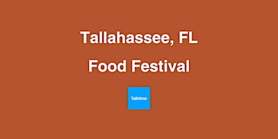 Image principale de Food Festival - Tallahassee