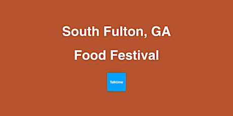 Food Festival - South Fulton