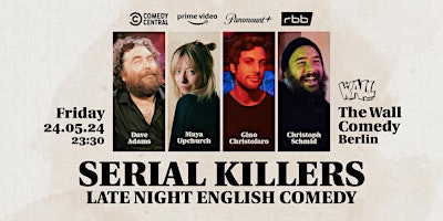 Primaire afbeelding van Serial Killers - Late Night Comedy Show at The Wall Comedy Berlin