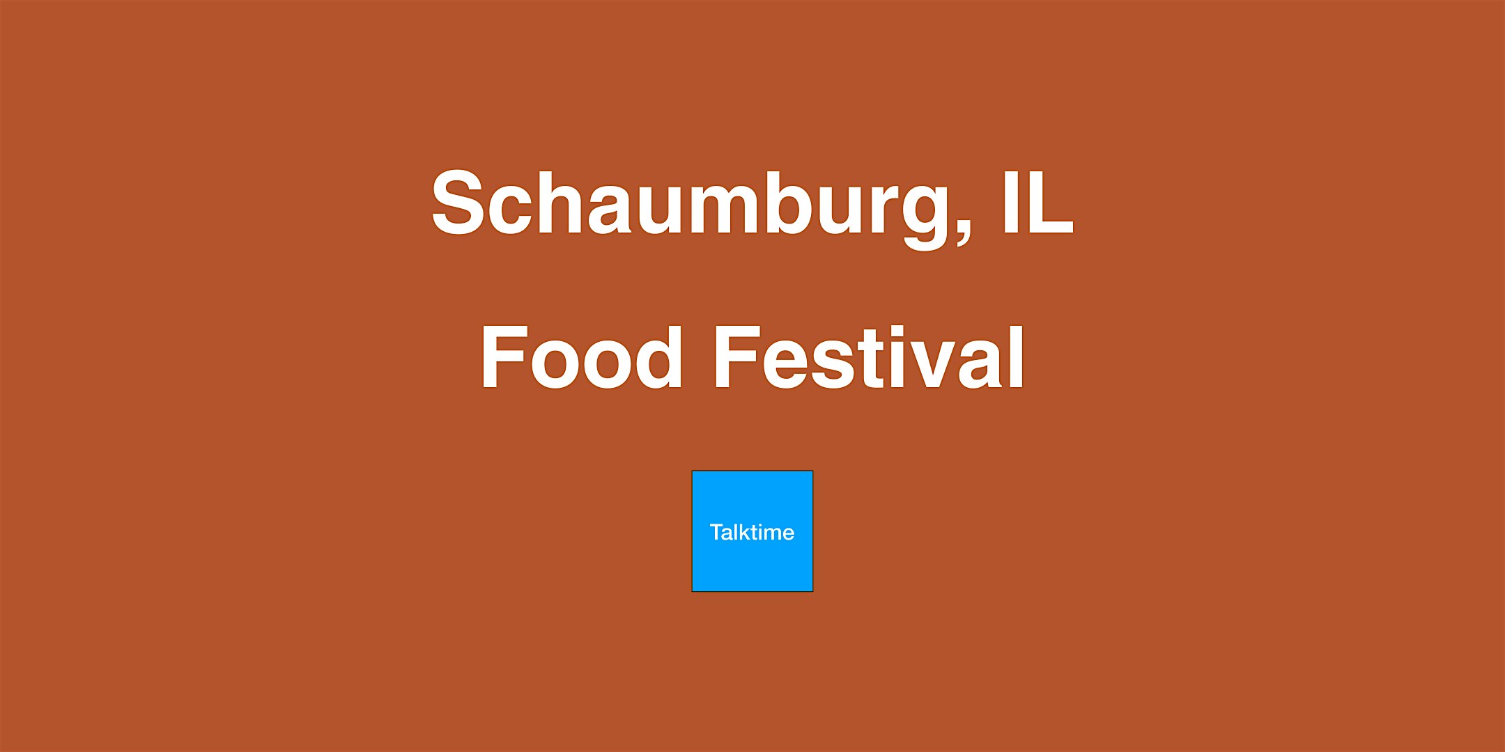 Food Festival - Schaumburg