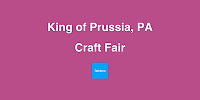 Imagem principal do evento Craft Fair - King of Prussia